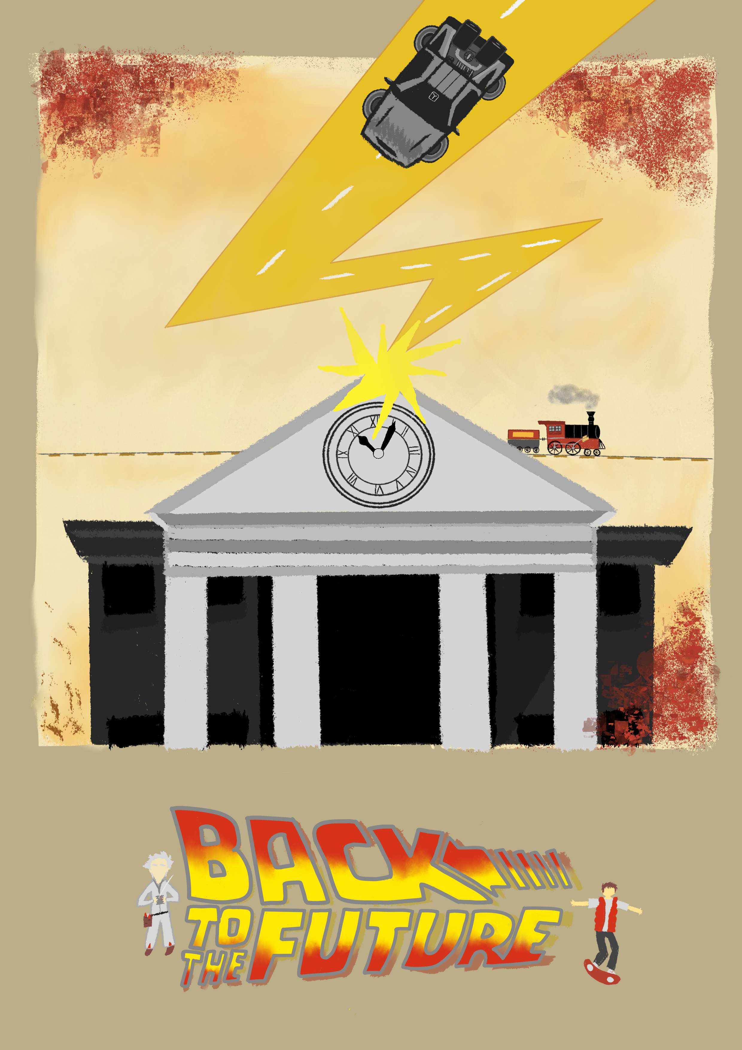 Illustrazione Ritorno al Futuro